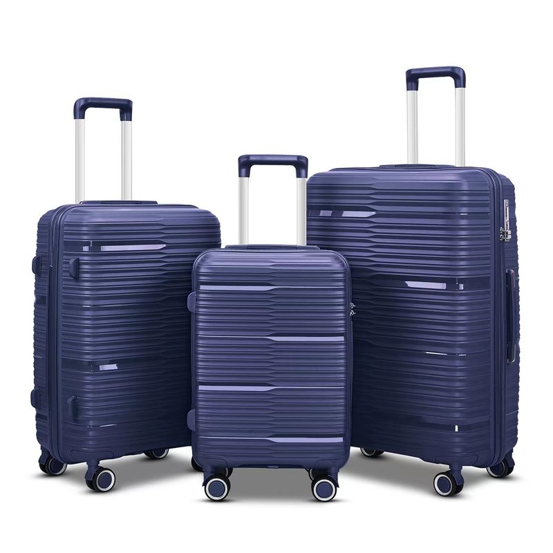 Carry On PP Material Baggage Set Multicolor Shockproof Per Esterno