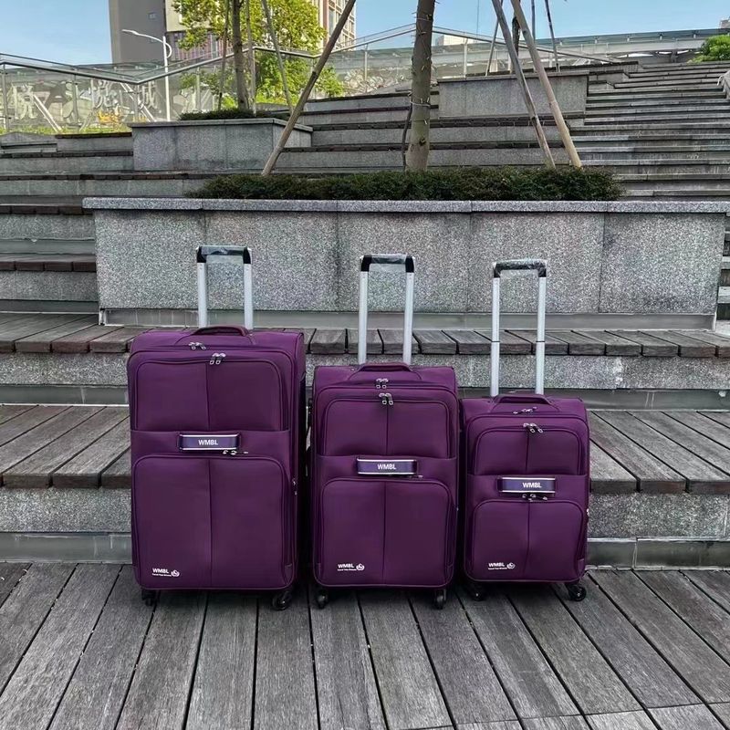 Materiale pratico 4 ruote Valigia 20 24 28 pollici Multicolore Leggera
