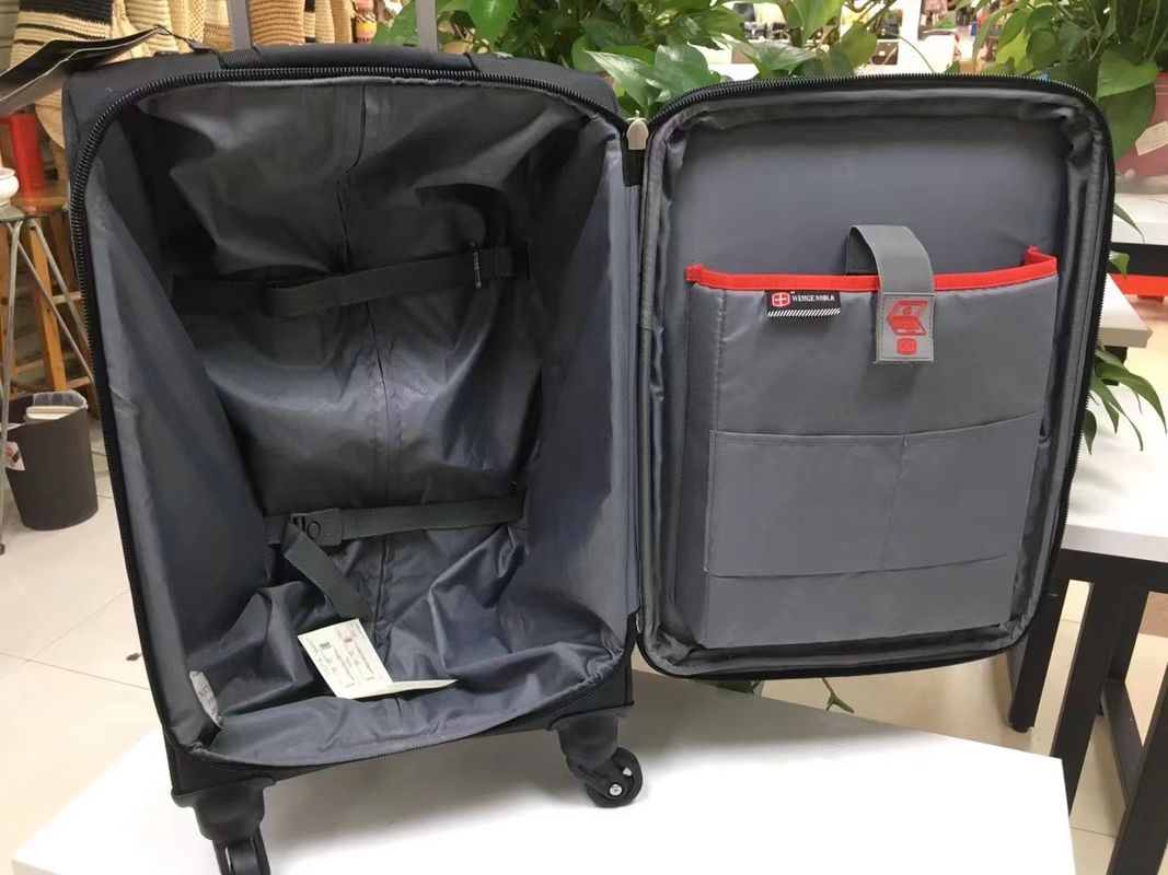 Borsa da bagaglio leggera in tessuto 20 pollici 22 pollici 24 pollici colore nero