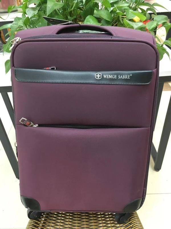 Borsa da bagaglio leggera in tessuto 20 pollici 22 pollici 24 pollici colore nero