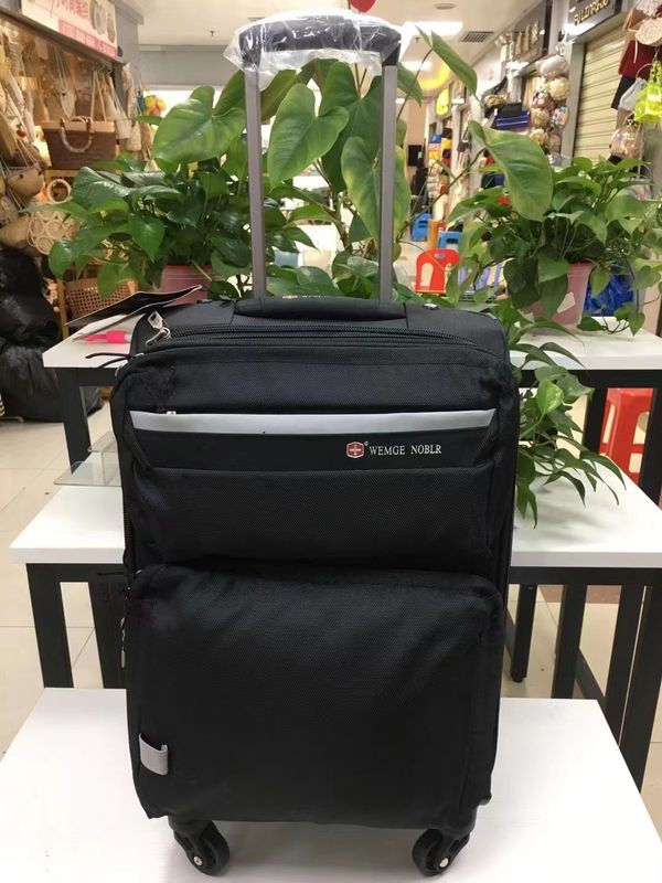 Borsa da bagaglio leggera in tessuto 20 pollici 22 pollici 24 pollici colore nero