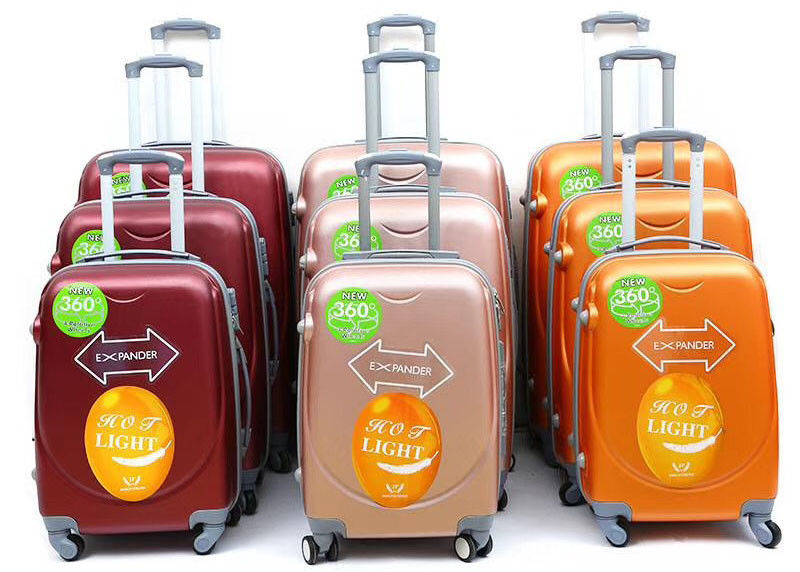Poliestere Viaggio ABS PC Bagaglio Multicolore Acque resistenti TSA Blocco
