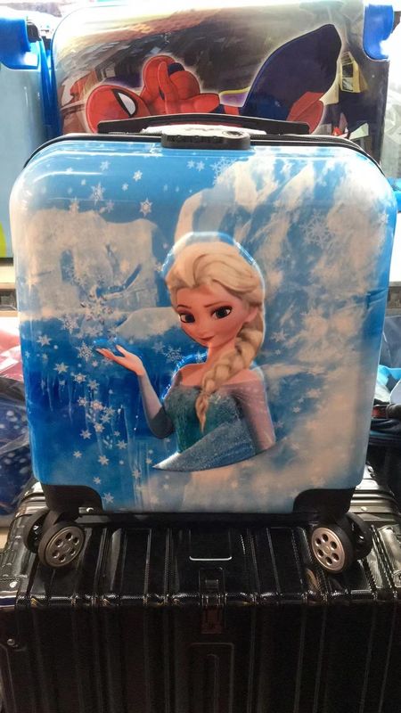 18 pollici Prinsessa congelata Bambini Cartoni animati Bagaglio capriccioso Desiderio di viaggiare Incantevole Per viaggi fantasiosi