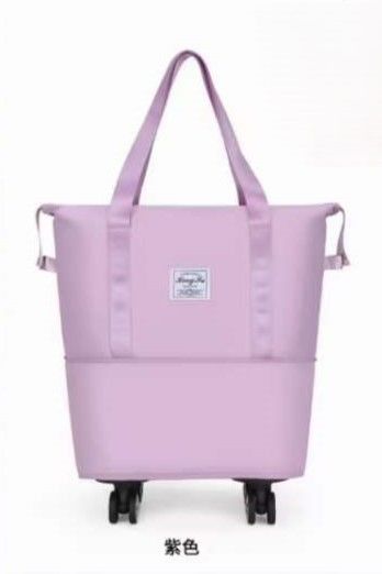 Nuovo arrivo Outdoor Logo personalizzato Grande capacità impermeabile Fashion Weekender Sacchetto con 4 ruote