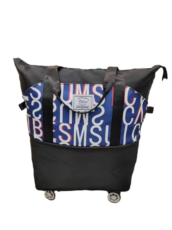 Logo personalizzato Borsa da ginnastica Unisex Sport Uomo Weekend PU Pelle Luggage tela Viaggi Borsa da viaggio Duffel Grande capacità
