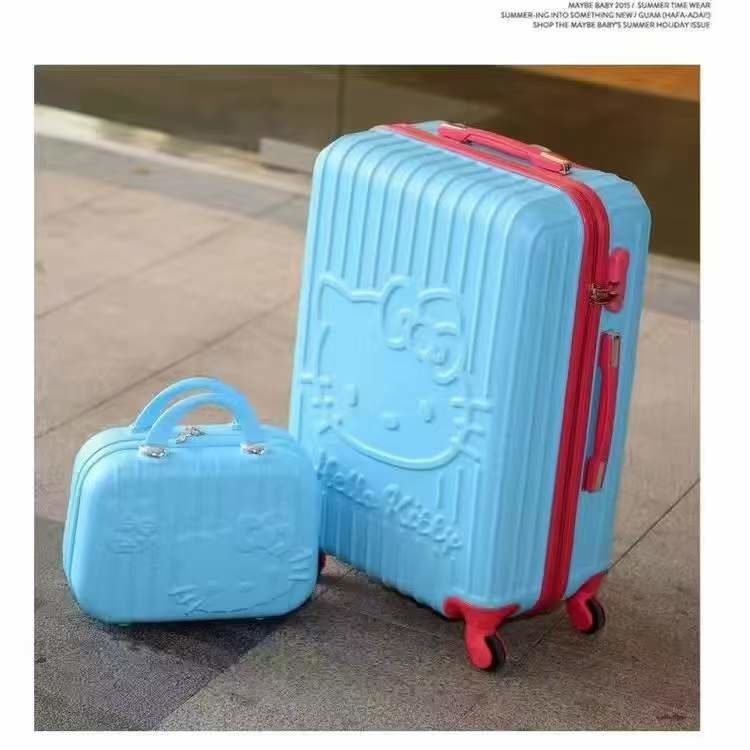 Nuova borsa di plastica valigia sacchetti da cabina e custodia bagagli da porta per bambini e bambini