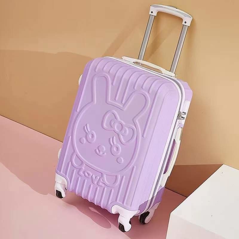 Nuovo amore cartone animato gatto carino mamma carrello valigia universale bagagli set ruota valigia 20 pollici cassa d'imbarco AP875