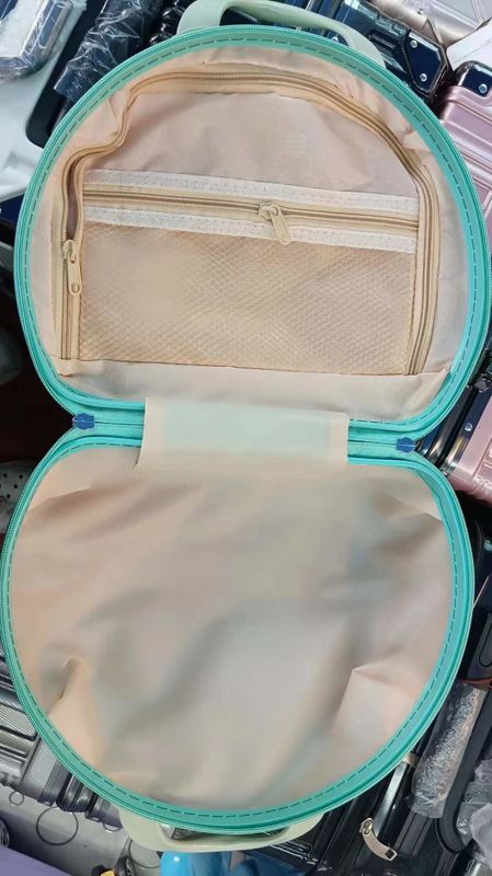 Scatola di bagagli per bambini cartone animato Conchiglia Scatola di carrello per bambini Universal Ruota Scatola di bagagli Sacchetto con borsa
