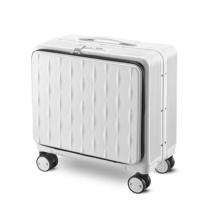Cassa di alluminio di piccole dimensioni Bagaglio di alluminio Borsa da viaggio Fabbrica Borse da viaggio Bagaglio di carrello Set valigia