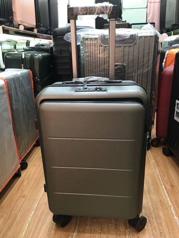 Valigia Set a pezzi Portare su ABS + PC Spinner Trolley con tasca Portare su bagagli Per viaggi d'affari