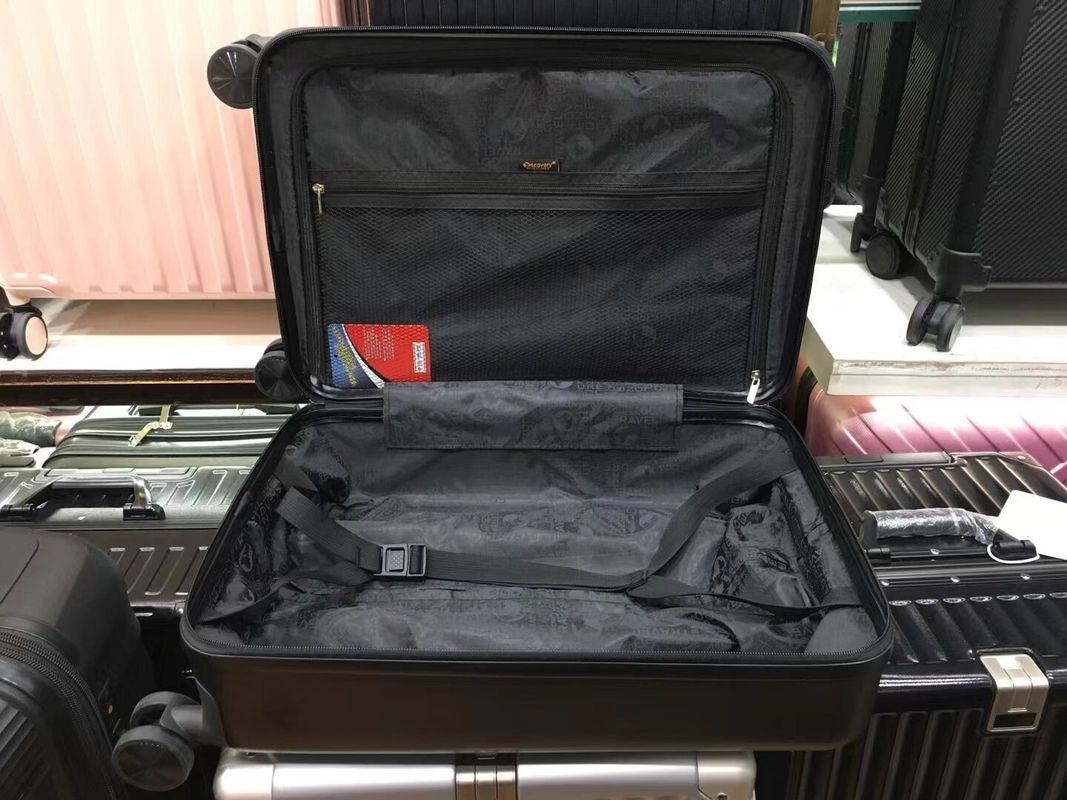Valigia Set a pezzi Portare su ABS + PC Spinner Trolley con tasca Portare su bagagli Per viaggi d'affari