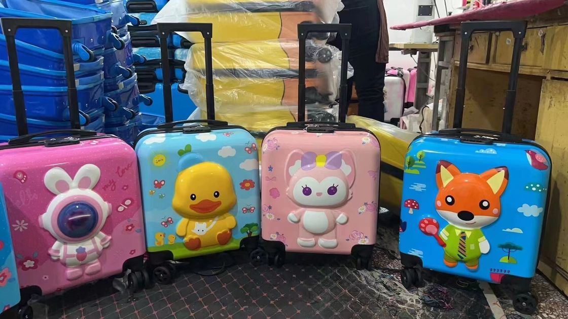 Fabbrica Outlet 18 pollici 360 gradi ruote giratori bambini bagagli valigie da viaggio per bambini