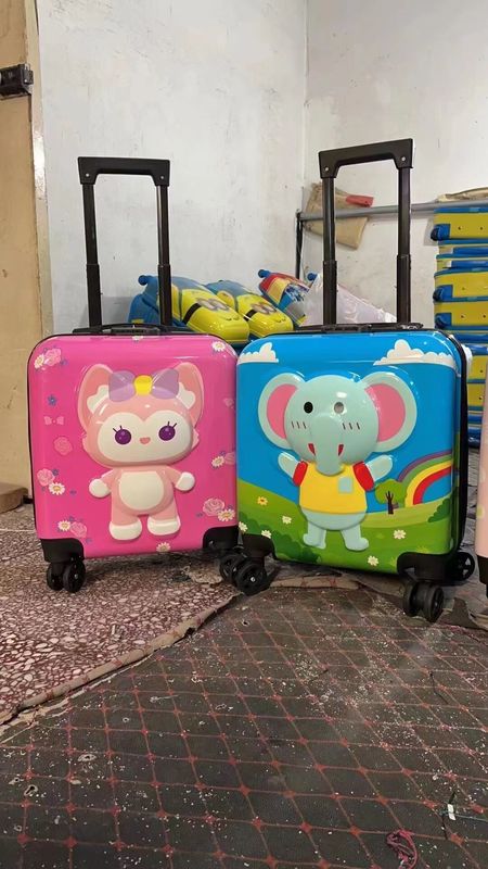 Cartone animato Bambini universale ruota carrello Cassa Studente Cassa di viaggio Moda Password bagagli da viaggio