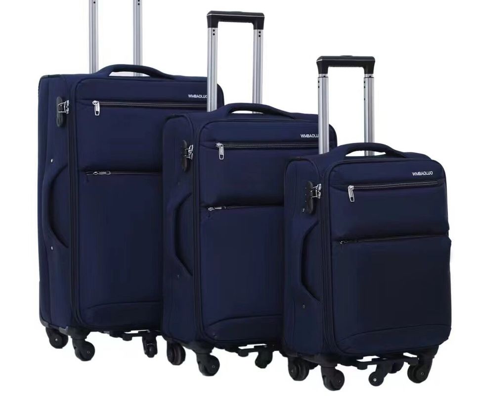 Logo personalizzato Oxford tela ruota carrello Cassa bagaglio grande capacità Uomini e donne Valigia di grandi dimensioni