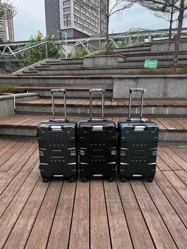 Luggage ABS impermeabile personalizzato 20 24 28 pollici Hard Shell Aluminum TSA PP Donna valigia