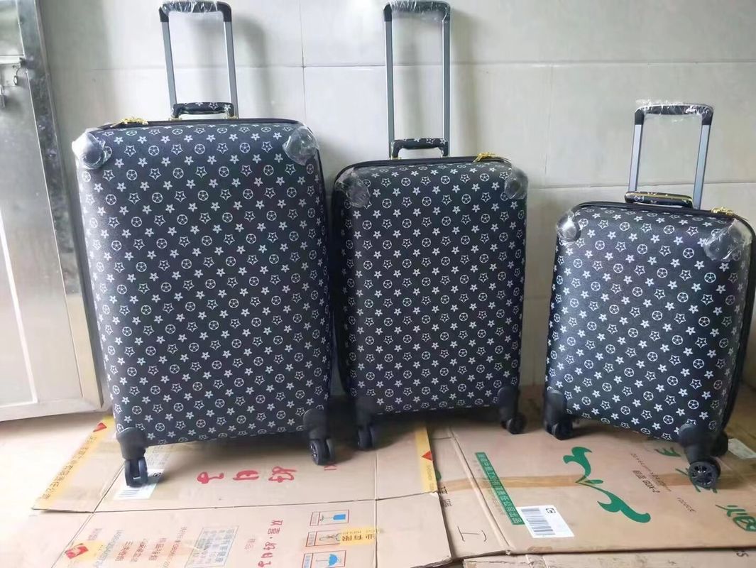 Fabbrica Custom OEM pelle all'ingrosso di alta qualità Alluminio Leggio Cornice carrello valigia Luxury bagagli