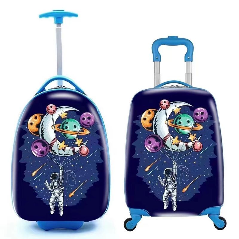 Bagaglio Bambini Popolare Disegno di animazione Set valigia Trolley Bagaglio con bambino Zaino da viaggio Bagaglio Set