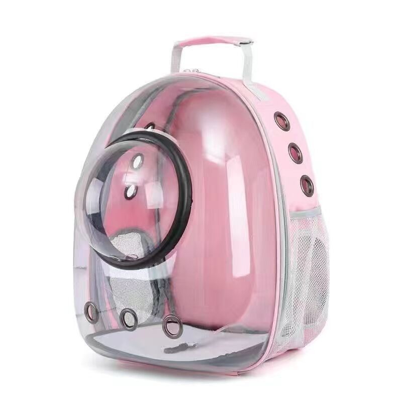 Zaino per animali da compagnia per capsule spaziali personalizzate per animali di piccola taglia Materiale Oxford popolare con chiusura a cerniera