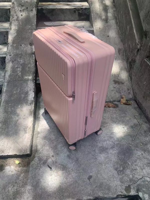 High Quality ABS PC Hard Luggage Portare sul bagaglio con TSA e tasca portatile aperta 20/24/26 pollici sacchi bagagli