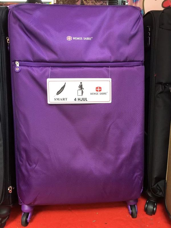 Accetta bagaglio a mano personalizzato con TSA Lock Fabric Trolley Baggage 20 Inch