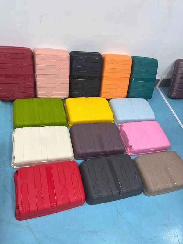 High Quality Factory Hard Case PP Baggage Set Travel Suitcase Spinner Wheels Unisex Travel Bags Carry On Luggage