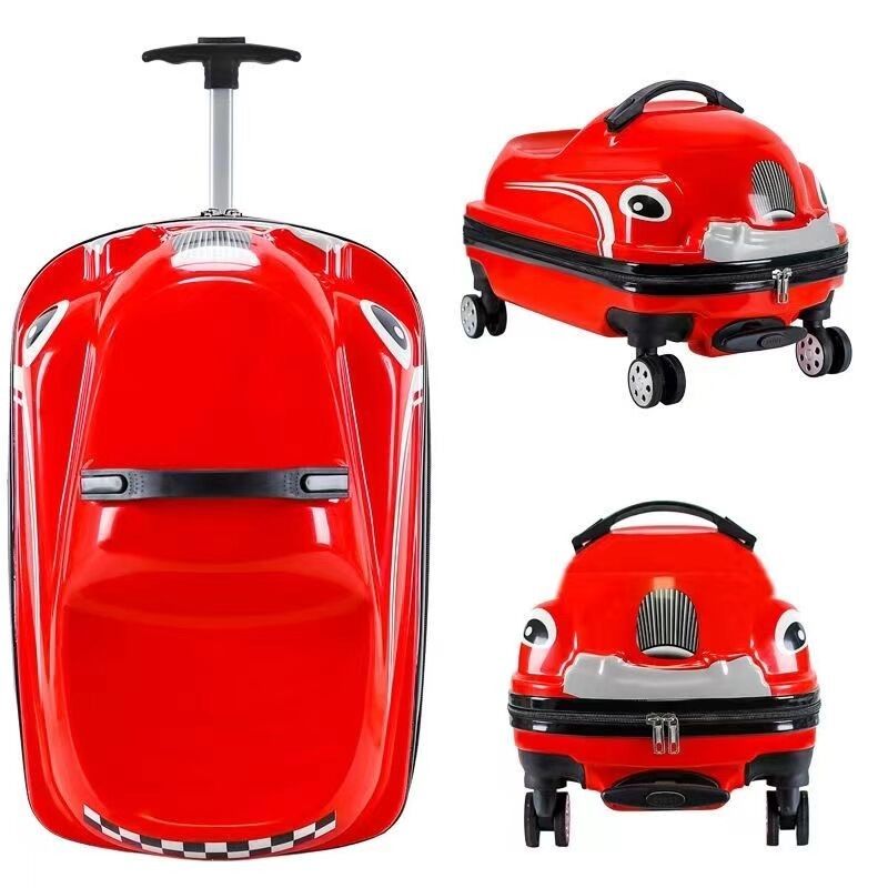 High Quality Bambini Borse da viaggio Bagaglio Car-Shape Hard Shell ABS PC Bagaglio Valigia Bambini Borse da viaggio Bagaglio Trolley