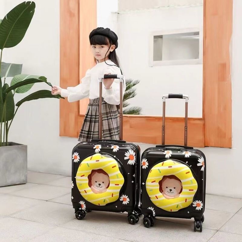 PC portatile personalizzato Bambini carini Viaggiare Borsa scolastica Roller Hard Bambini Carini Valigia da viaggio bagaglio del bambino