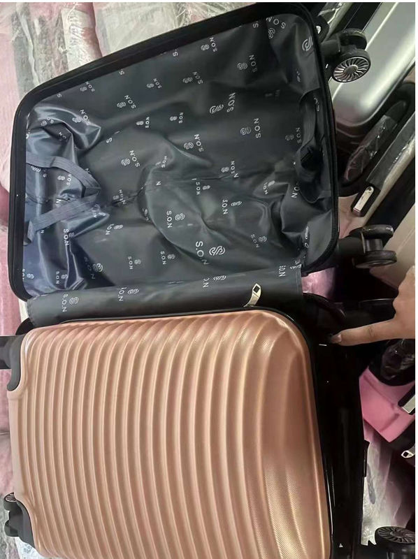 Sacchetto per carrelli 16/20 pollici Spinner Hard Baggage Set Tessitura superficiale ABS Nuovo per i viaggi