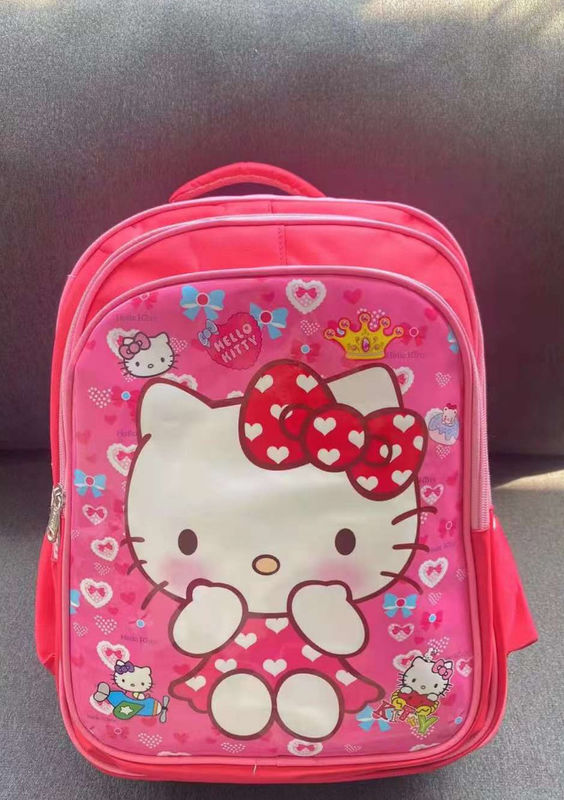 AL Kuromi Scuola elementare 3d Zaino da 3 pezzi Set 1-6° Grado Zaino da cartone animato per bambini Borsa di matita