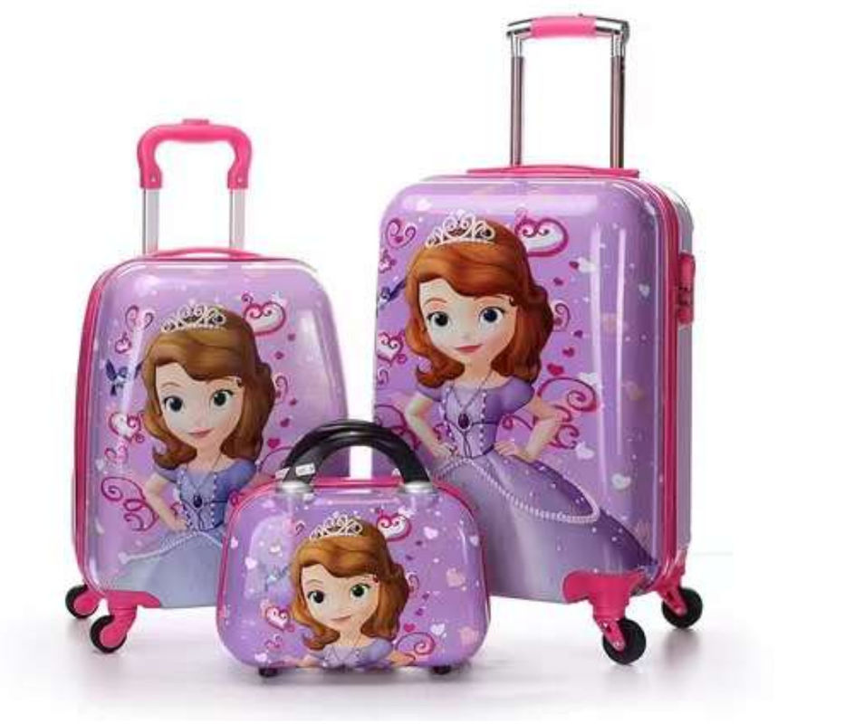 Cassa del carrello per bambini valigia carrello cartone animato uomini e donne viaggio password scatola di blocco carina ruota universale
