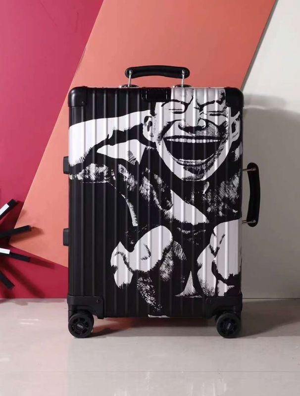 3pcs bagagli personalizzati ABS PC ruote disegno personalizzato stampare valigia set