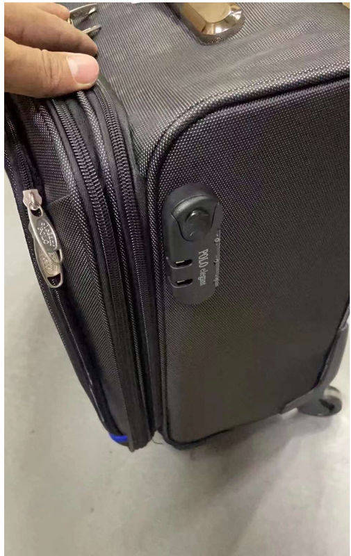 Disegno di svago Peso leggero Morbido Doppio 4 Ruote Spinner Trolley di alluminio Portare Su Borsa di viaggio bagagli Trolley