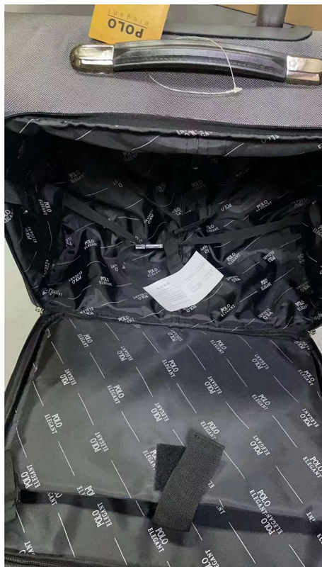Disegno di svago Peso leggero Morbido Doppio 4 Ruote Spinner Trolley di alluminio Portare Su Borsa di viaggio bagagli Trolley