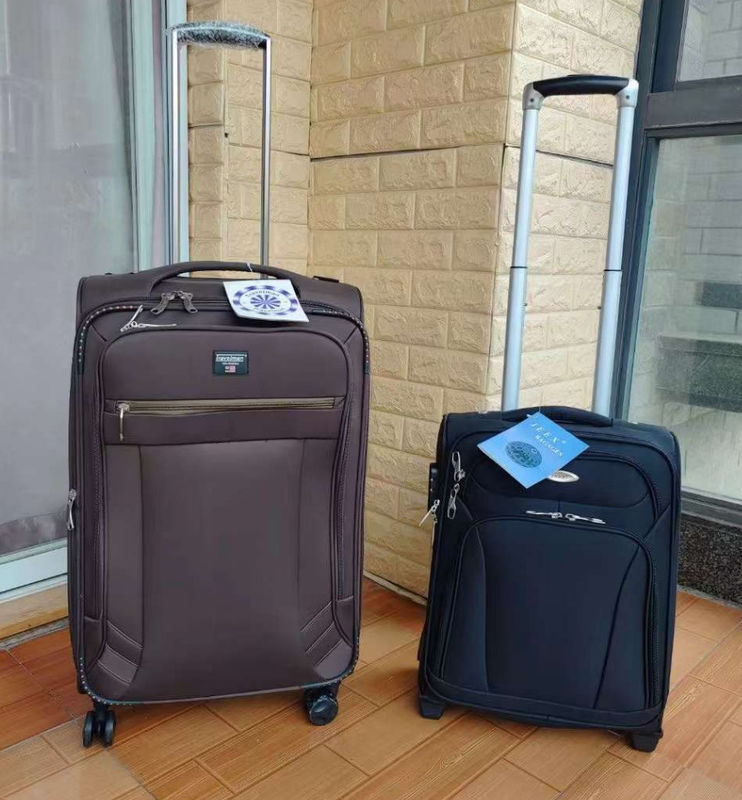 OEM/ODM Logo Colore 4 Pcs Set tessuto borse da viaggio morbide carrello valigia borsa bagagli