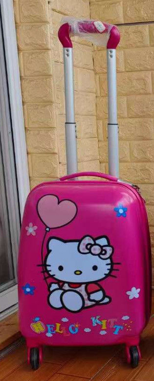 Bambini ABS Spinner valigia cartone animato bagaglio per uomo e donna viaggio bambini 16 pollici Password Login Case
