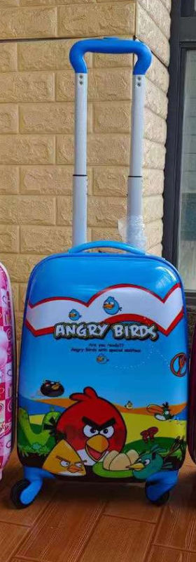 16 pollici a doppio lato cartone animato Zipper bagaglio, Universal Wheel Boarding Travel Box, custodia del carrello per bambini