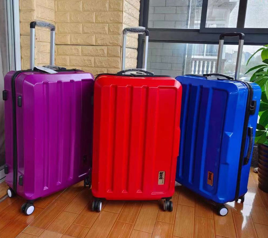 Maniglia morbida personalizzata ABS resistente all'usura PC bagagli da viaggio carrello valigia bagagli da lavoro con lucchetto