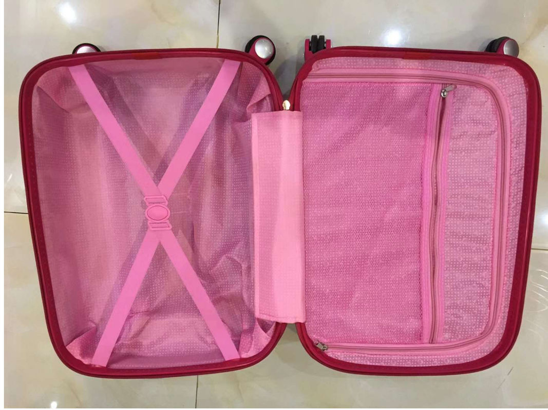 Carry On Suitcase Bambini Valigia a rotella Cabina Viaggio Trolley Valigia sacchetto Bambini animalia cartone animato valigia