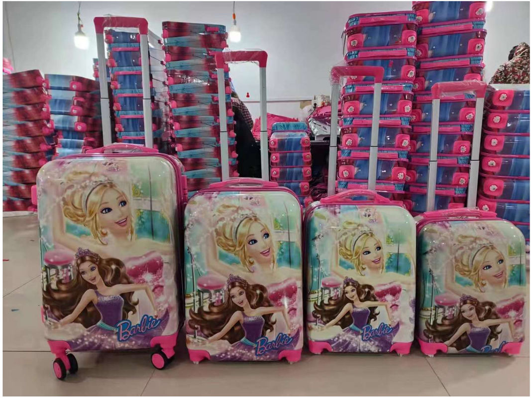 Cute bambino bagaglio da viaggio sacchetto carrello piccola ragazza valigia uno set con bagaglio per bambino
