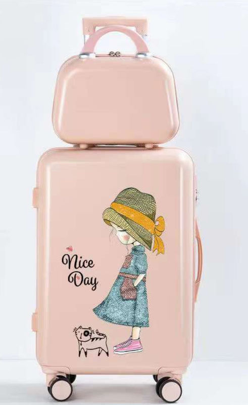 High Quality ABS+PC Cute Kids Luggage, Kids School Bags For Boys And Girls Fashion Custom Travel Luggage Logo stampato