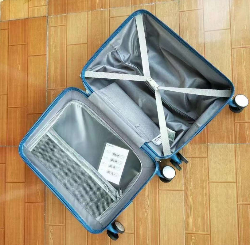 Unisex ABS Set di bagagli da viaggio Fabbrica diretta 3 pezzi Spinner Caster Carry-On Check-in Trolley valigie per all'aperto