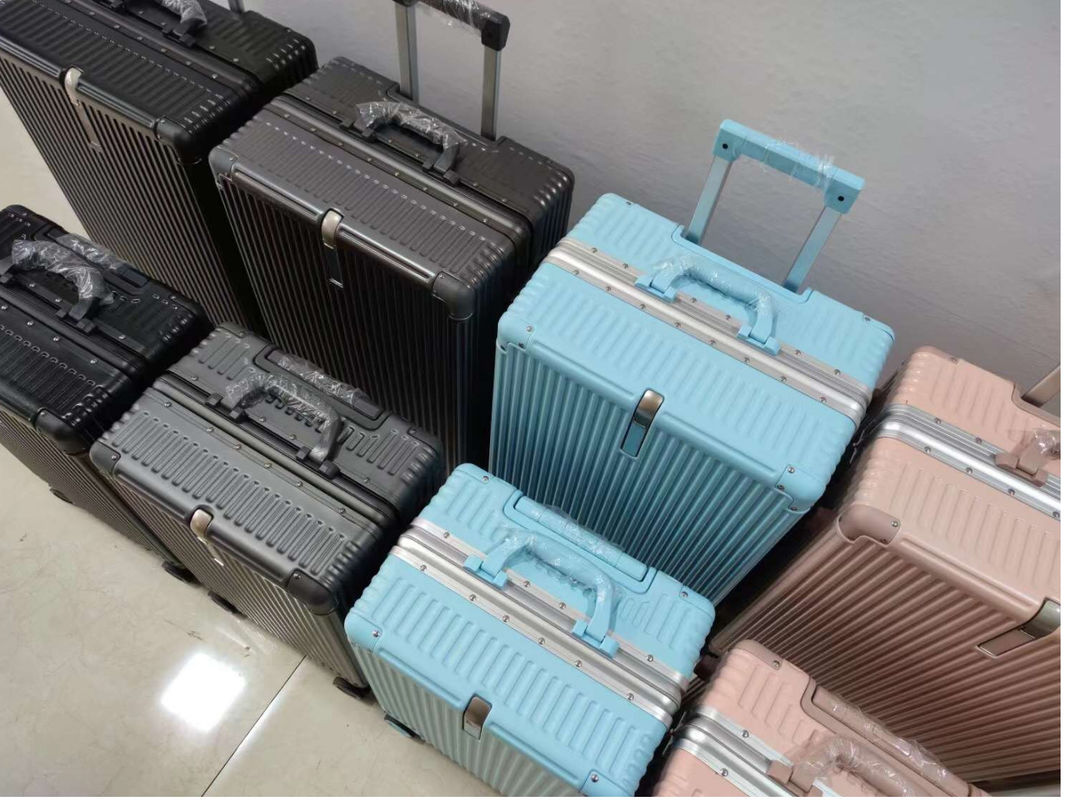 Cassa da cabina Bagaglio da viaggio 20 24 pollici Portatile ABS Unisex Valigia a telaio in alluminio