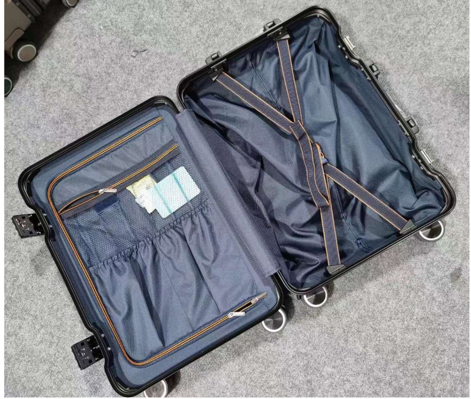 Smart Carry-On ABS Luggage Soft Handle 20'24'28 Trolley Valise De Voyage Con Ruote Customized Logo Cassa di bagagli
