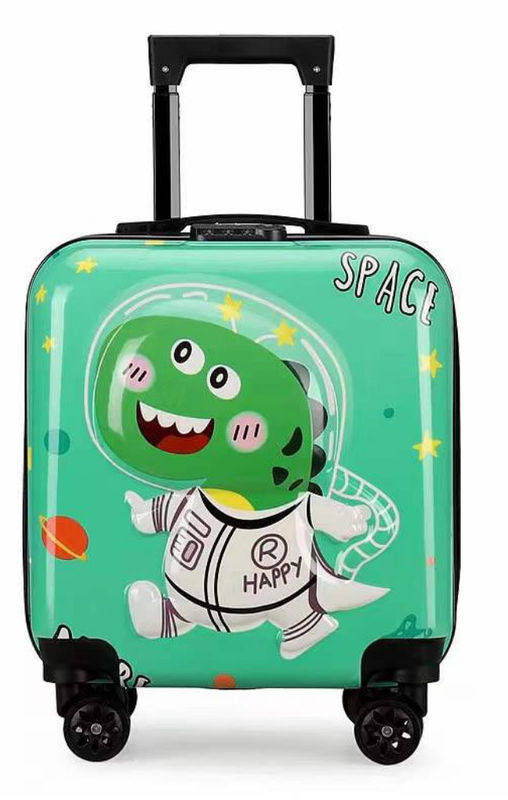 Nuovo cartone animato 3D bagaglio per bambini grande portata valigia per studenti combinazione di ruote universale serratura valigia all'ingrosso 18