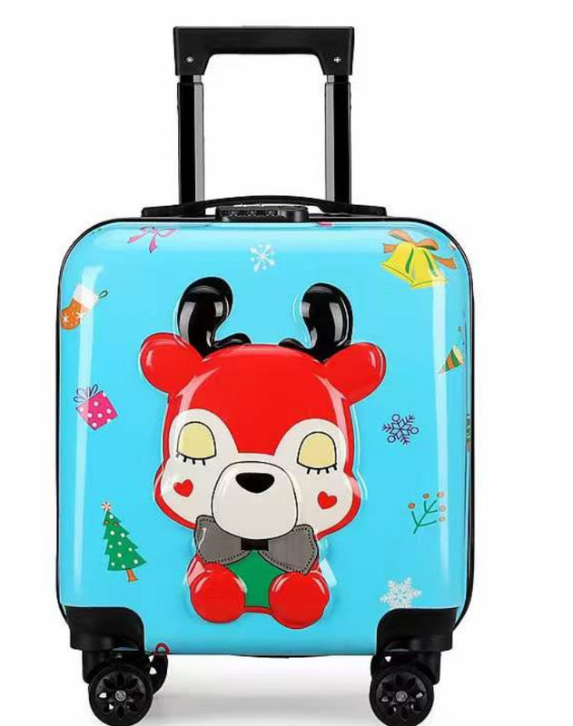 Hard Shell Bambini Moda Bagaglio Trolley Borsa scolastica 18 pollici Bambini Cartone animato Trolley Valigia per i viaggi
