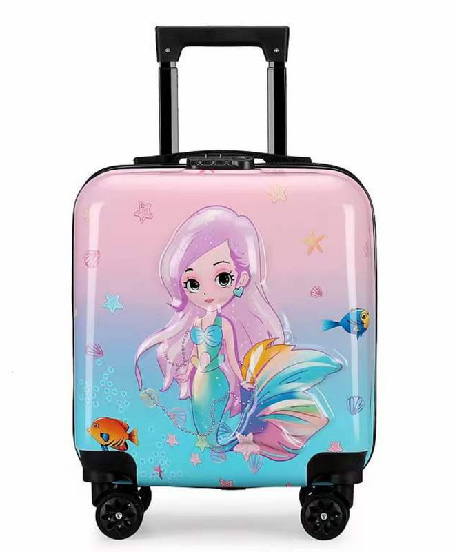 Fabbrica Outlet 18 pollici 360 gradi ruote giratori bambini bagagli valigie da viaggio per bambini