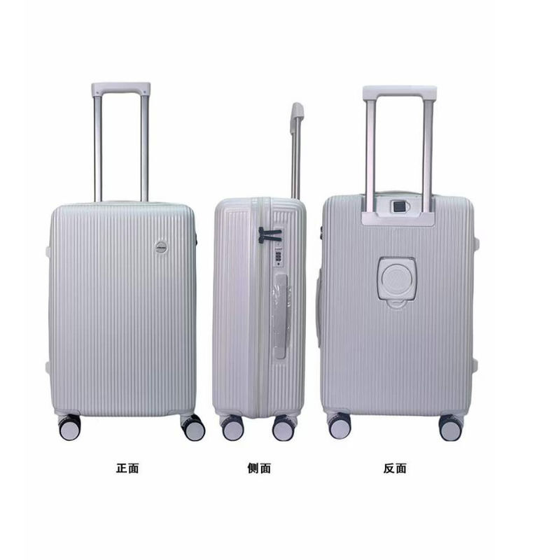 Carry On Baggage Custom tasca anteriore business Pp peso leggero borse da viaggio valigia carrello set valigia 4 ruote