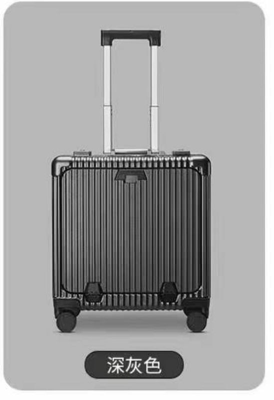 PC all'ingrosso 18 pollici carrello da viaggio bagagli portabagagli portabagagli portabagliera anti-racco Cute Case Aluminium Frame Roller