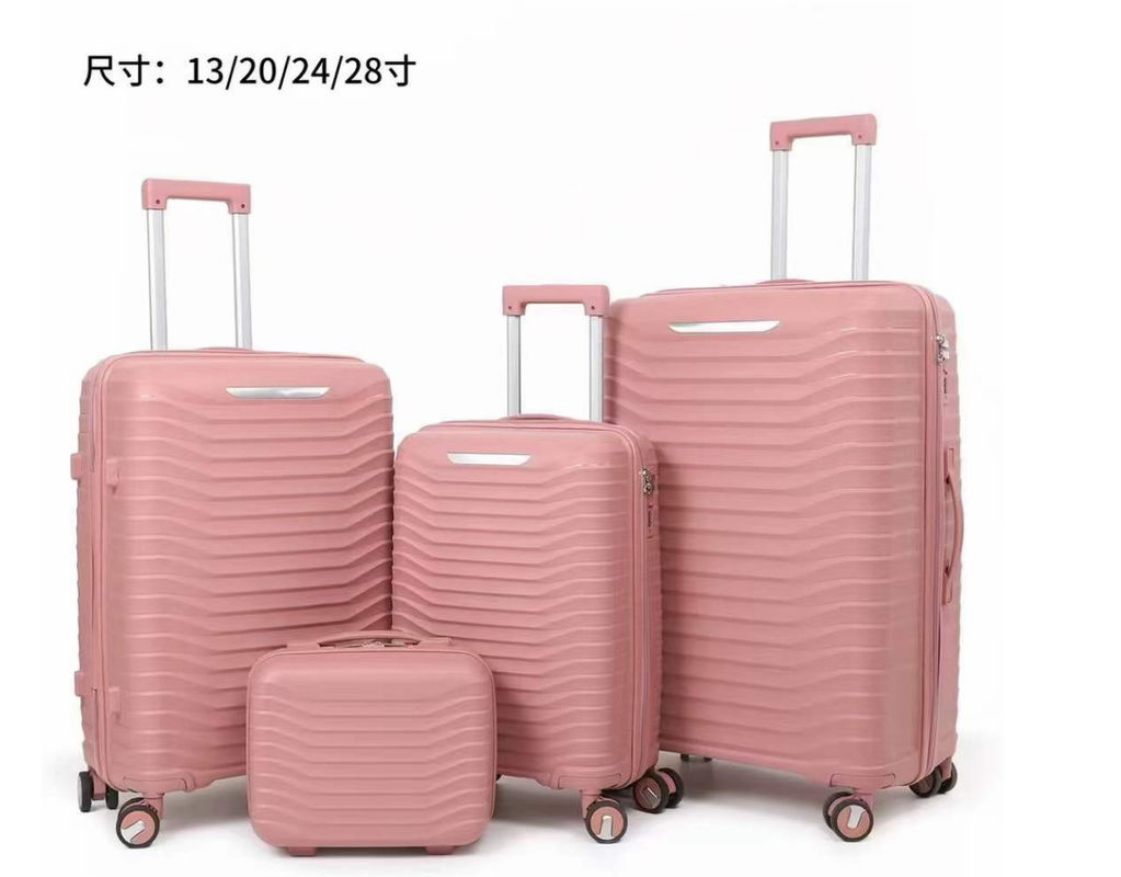 Prezzo di fabbrica Pp Alta qualità borse da viaggio bagagli valigia 4pcs Set in vendita