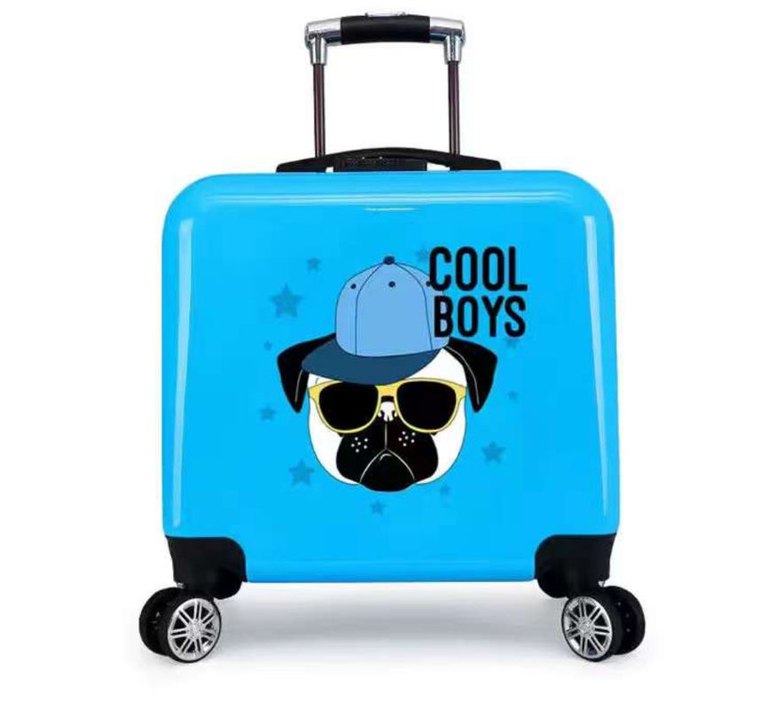 ABS PC Bagaglio Con Conchiglia Difficile Valigia Stampata Bagaglio Viaggiatore Per Bambini O Bambini